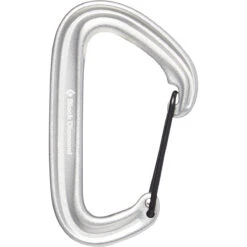 Black Diamond LiteWire Carabiner -Outdoor Equipment Series Store 210234 1004 LITEWIRE CARABINER LIGHT GRAY 01
