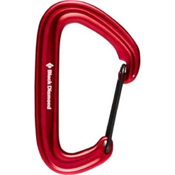 Black Diamond LiteWire Carabiner -Outdoor Equipment Series Store 210234 6009 LITEWIRE CARABINER RED 01