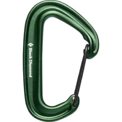 Black Diamond MiniWire Carabiner -Outdoor Equipment Series Store 210235 3005 MINIWIRE CARABINER GREEN 01