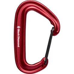 Black Diamond MiniWire Carabiner -Outdoor Equipment Series Store 210235 6009 MINIWIRE CARABINER RED 01