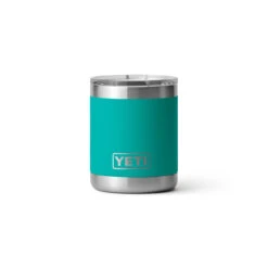 Yeti Rambler 10 Oz Lowball 22 Yeti Rambler 10 Oz Lowball -Outdoor Equipment Series Store Drinkware Lowball 10oz AquiferBlue Studio PrimaryB 1