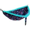 DoubleNest Print Hammock 1 DoubleNest Print Hammock -Outdoor Equipment Series Store ENO DoubleNest Print Aloha Blue 1