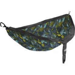 DoubleNest Print Hammock 21 DoubleNest Print Hammock -Outdoor Equipment Series Store ENO DoubleNest Print Tribal Charcoal 1
