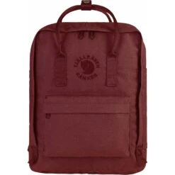 Fjallraven Re-Kanken Backpack -Outdoor Equipment Series Store Re Kanken F23548 Ox Red