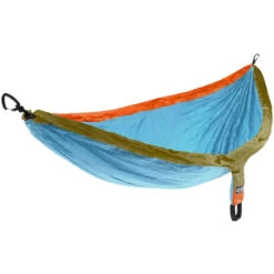 SingleNest Hammock -Outdoor Equipment Series Store SH015 ENO SingleNest Hammock PowderOrangeOlive