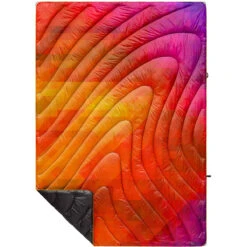 Rumpl Original Puffy Blanket - Printed 1-Person -Outdoor Equipment Series Store TPPB WPF 1 PIXELFETTI WARM OGPUFFY 1P FLATLAY
