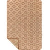 Rumpl Sherpa Fleece Blanket -Outdoor Equipment Series Store TSFP KC1 T KALEIDOSCOPE CLAY SHERPA FLEECE FLATLAY