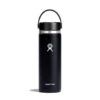Hydro Flask 20 Oz Wide Mouth Water Bottle 2 Hydro Flask 20 Oz Wide Mouth Water Bottle -Outdoor Equipment Series Store W20BTS001 Black StraightOn 1