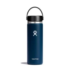 Hydro Flask 20 Oz Wide Mouth Water Bottle -Outdoor Equipment Series Store W20BTS464 Indigo StraightOn